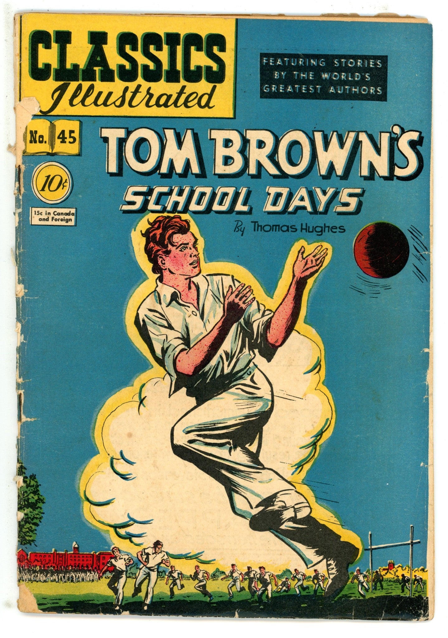 Classics Illustrated: Tom Brown's School Days 45 Hrn 44 FR/GD (1948)