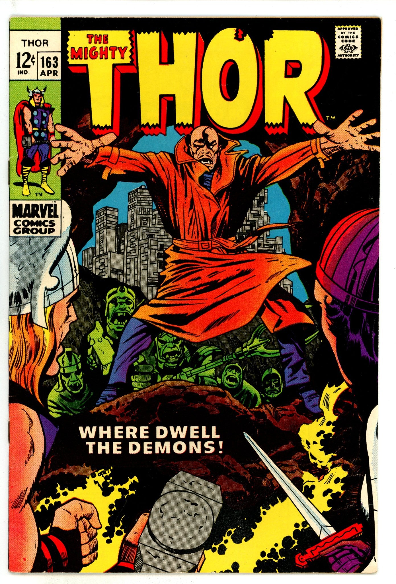 Thor Vol 1 163 FN (6.0) (1969) 