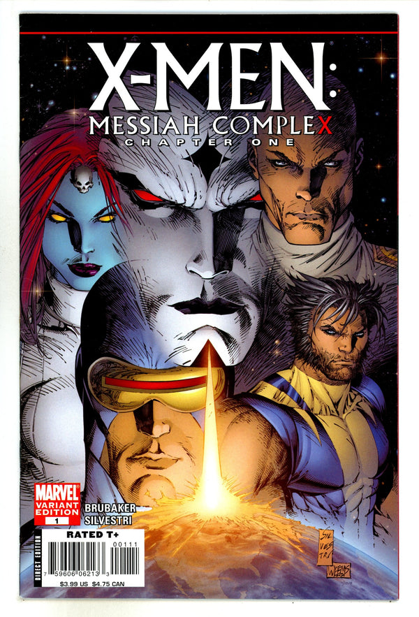 X-Men: Messiah Complex 1 Mid Grade (2007) Silvestri Variant