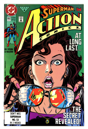 Action Comics Vol 1 662 NM- (9.2) (1991)