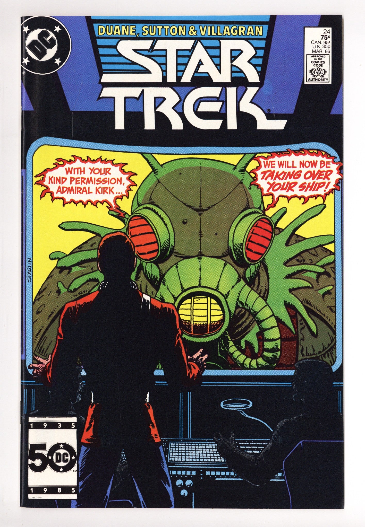 Star Trek Vol 1 24 High Grade (1986) 