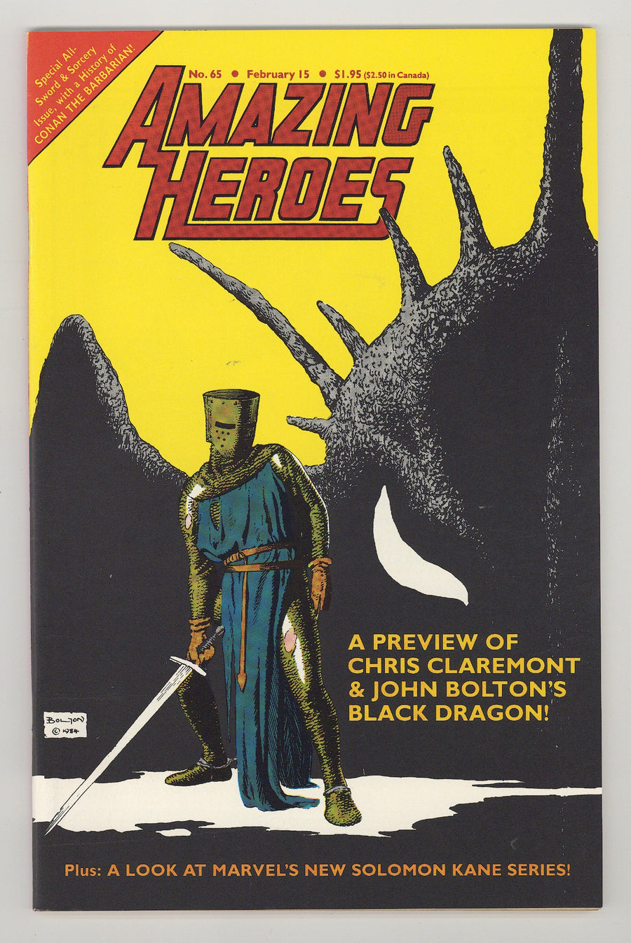 Amazing Heroes 65 VF/NM (9.0) (1985) 