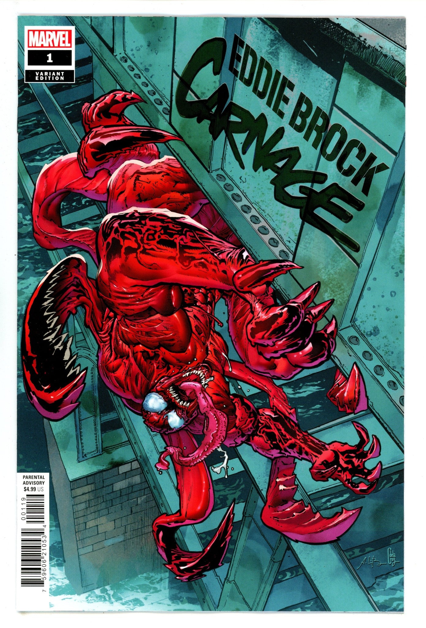 Eddie Brock: Carnage 1 Cappuccio Incentive Variant NM (2025)