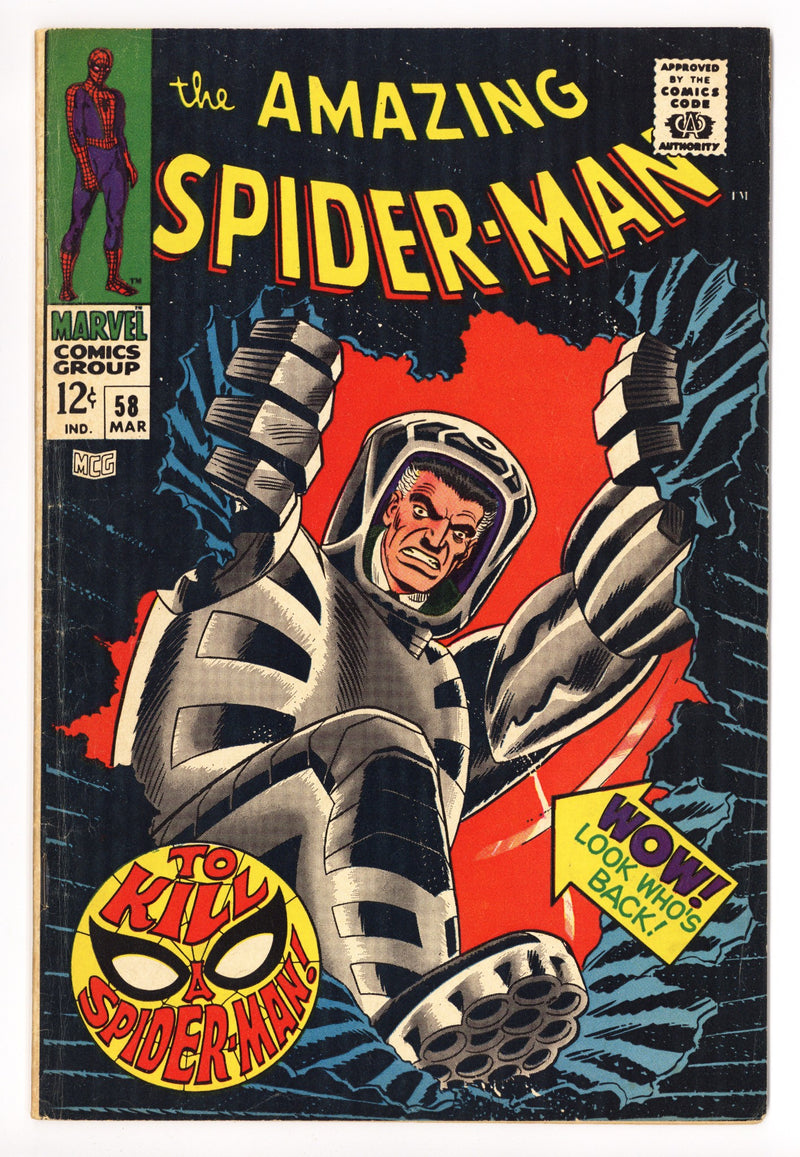 The Amazing Spider-Man Vol 1 58 VG/FN (5.0) (1968) 