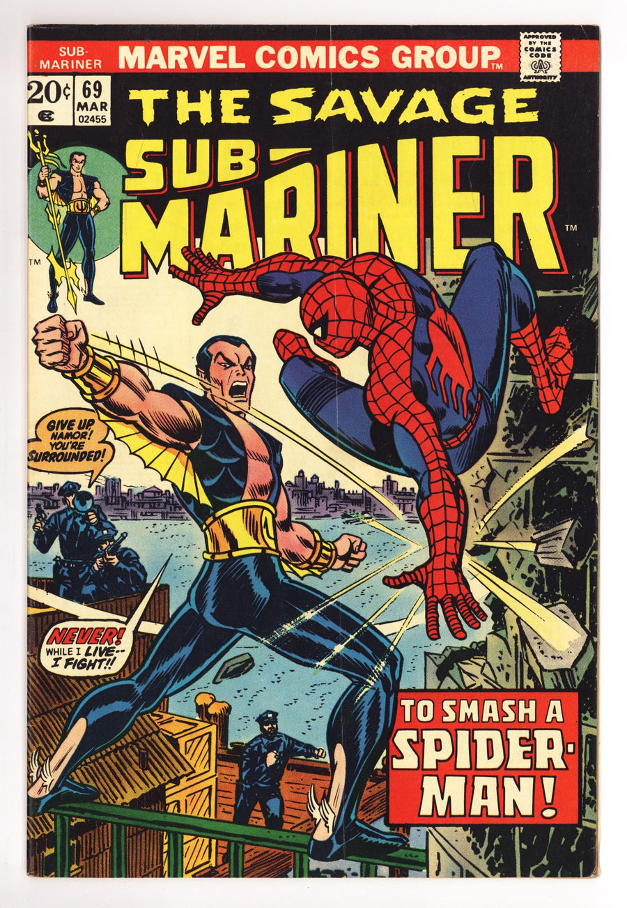 Sub-Mariner Vol 1 69 VG+ (4.5) (1974) 