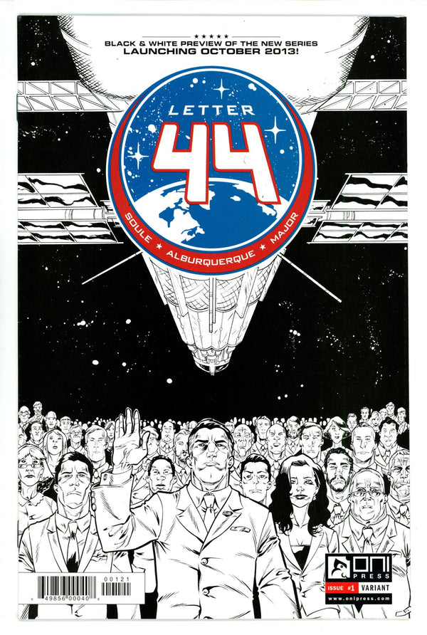 Letter 44 1 FN/VF (7.0) (2013) B&W Variant