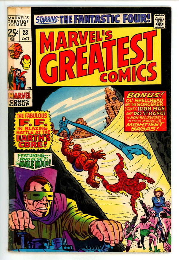 Marvel's Greatest Comics 23 FN- (5.5) (1969)