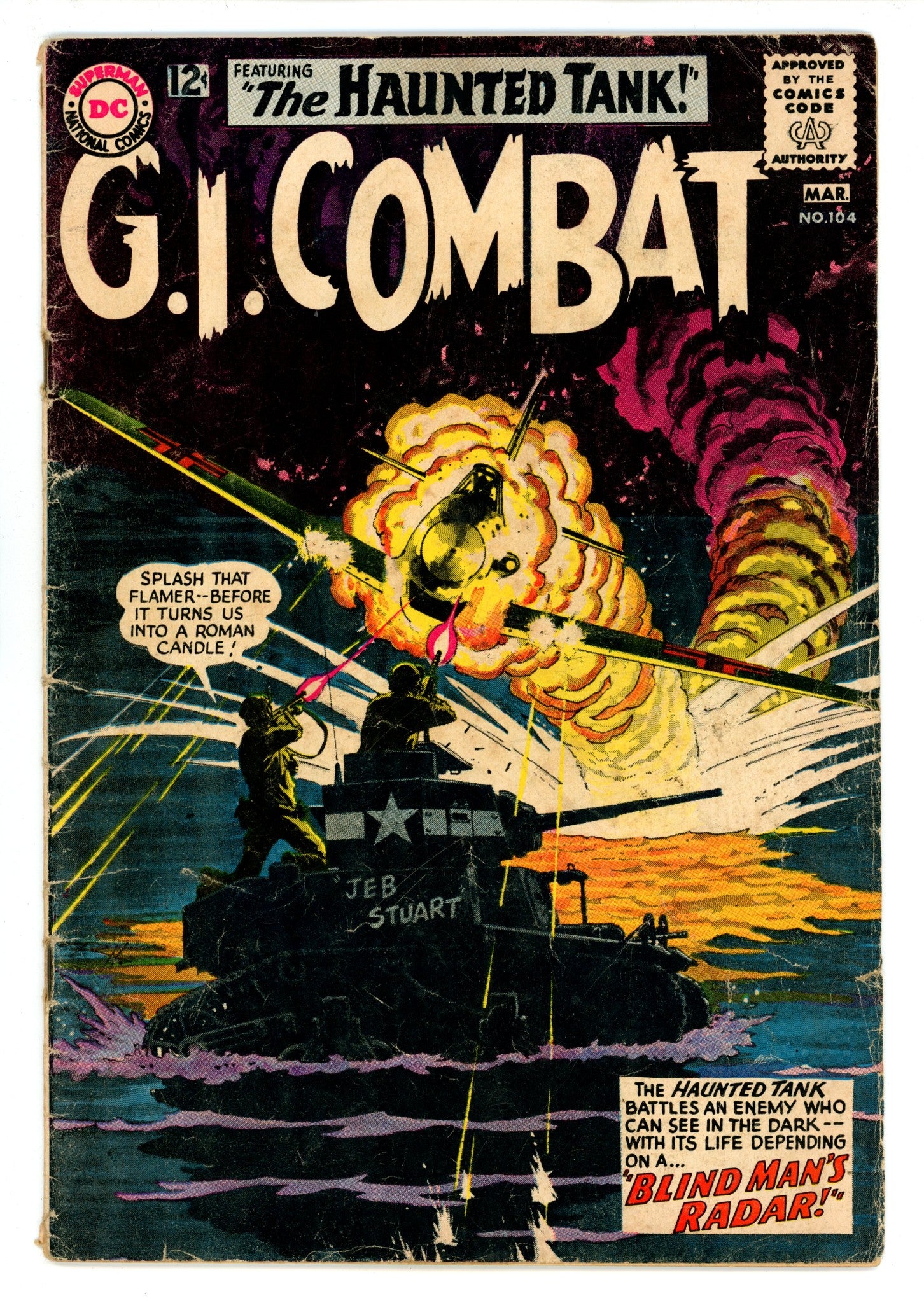 G.I. Combat Vol 1 104 VG- (3.5) (1964) 