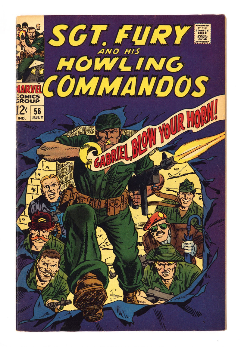 Sgt. Fury 56 VF (8.0) (1968) 