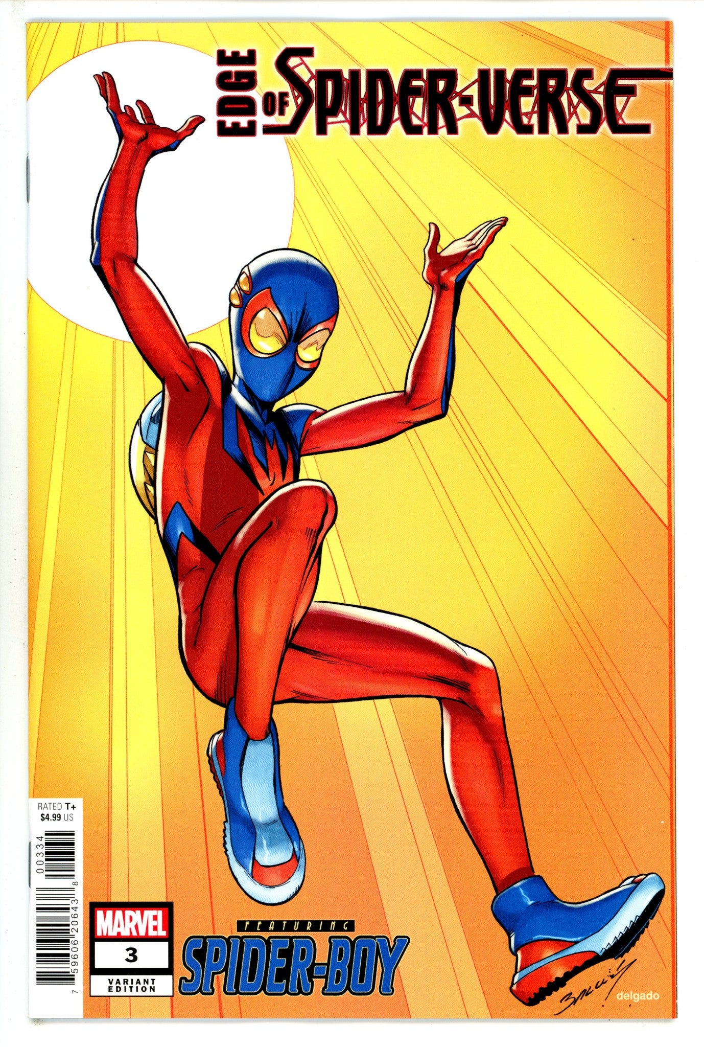 Edge of Spider-Verse Vol 3 3 Bagley Incentive Variant NM- (2023)