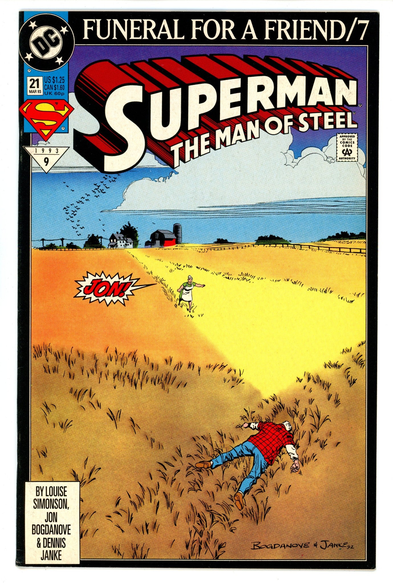 Superman: The Man of Steel 21 High Grade (1993) 