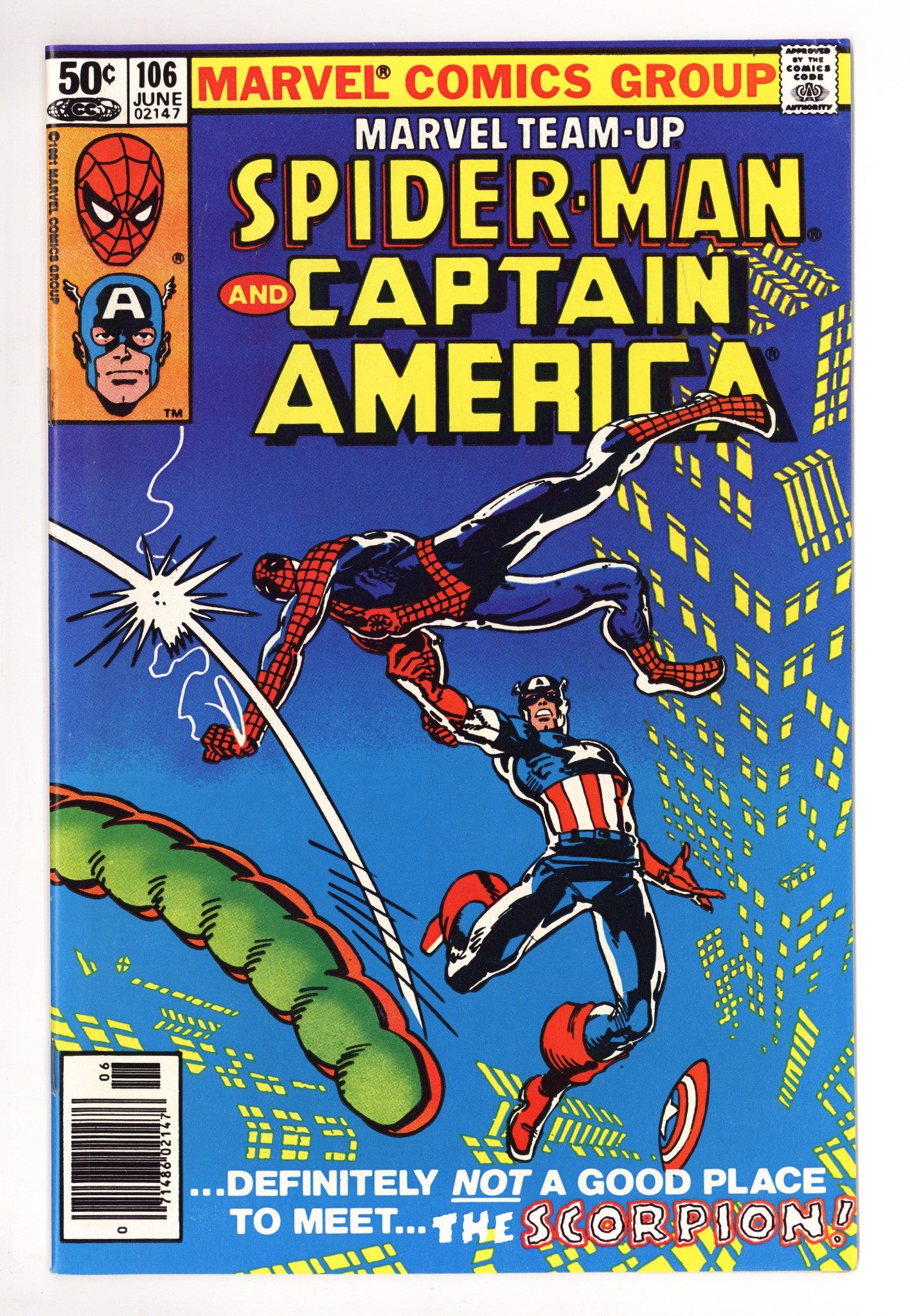 Marvel Team-Up Vol 1 106 High Grade (1981) Newsstand 