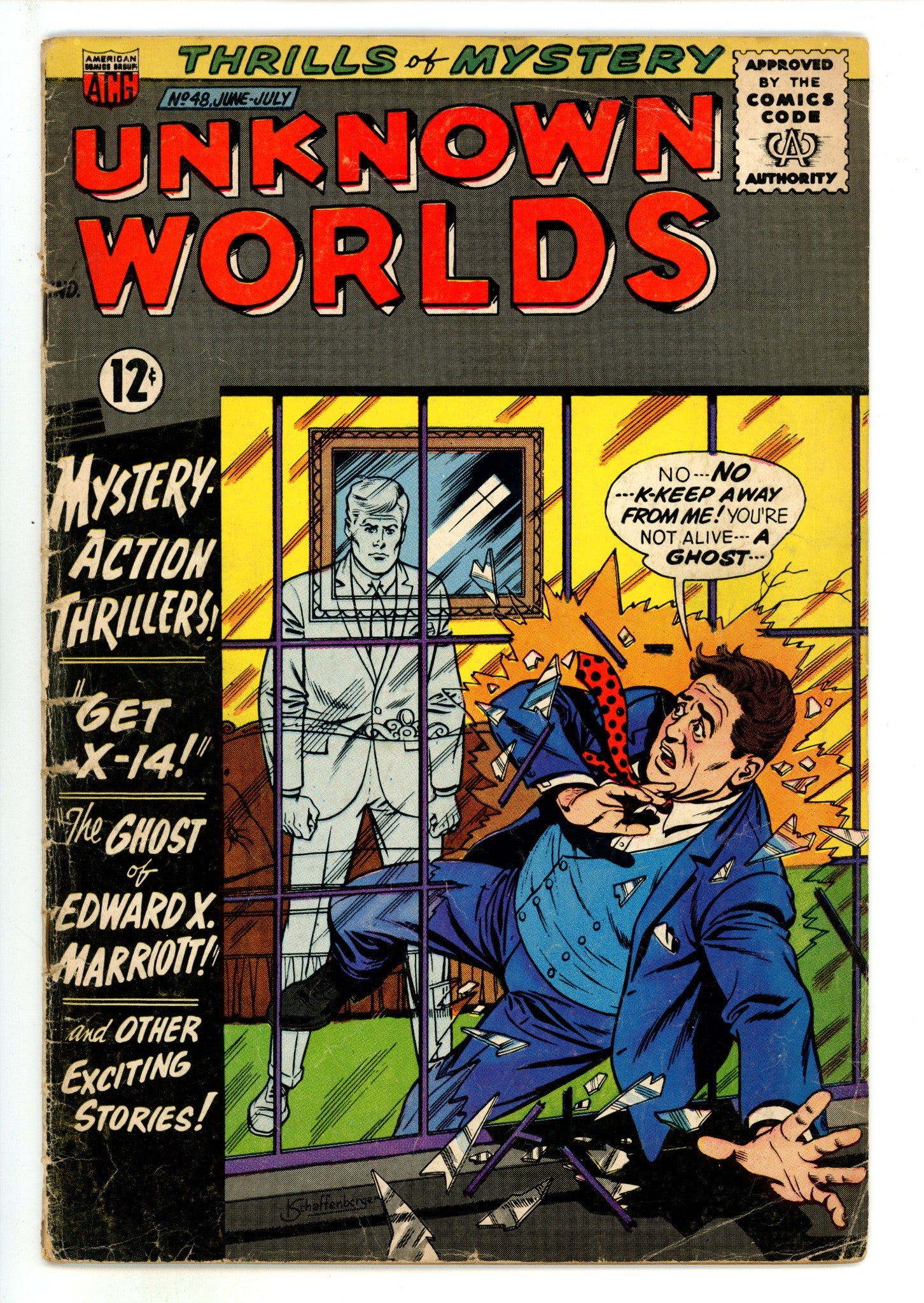 Unknown Worlds 48 VG- (3.5) (1966) 