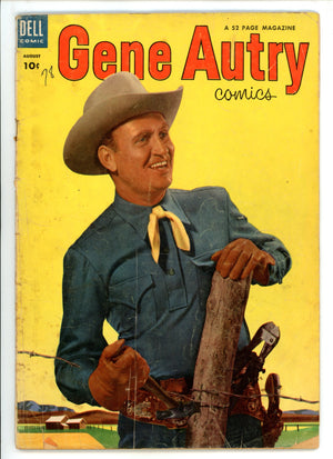 Gene Autry Comics 78 VG- (3.5) Manufactured w/o Bottom Staple (1953) 
