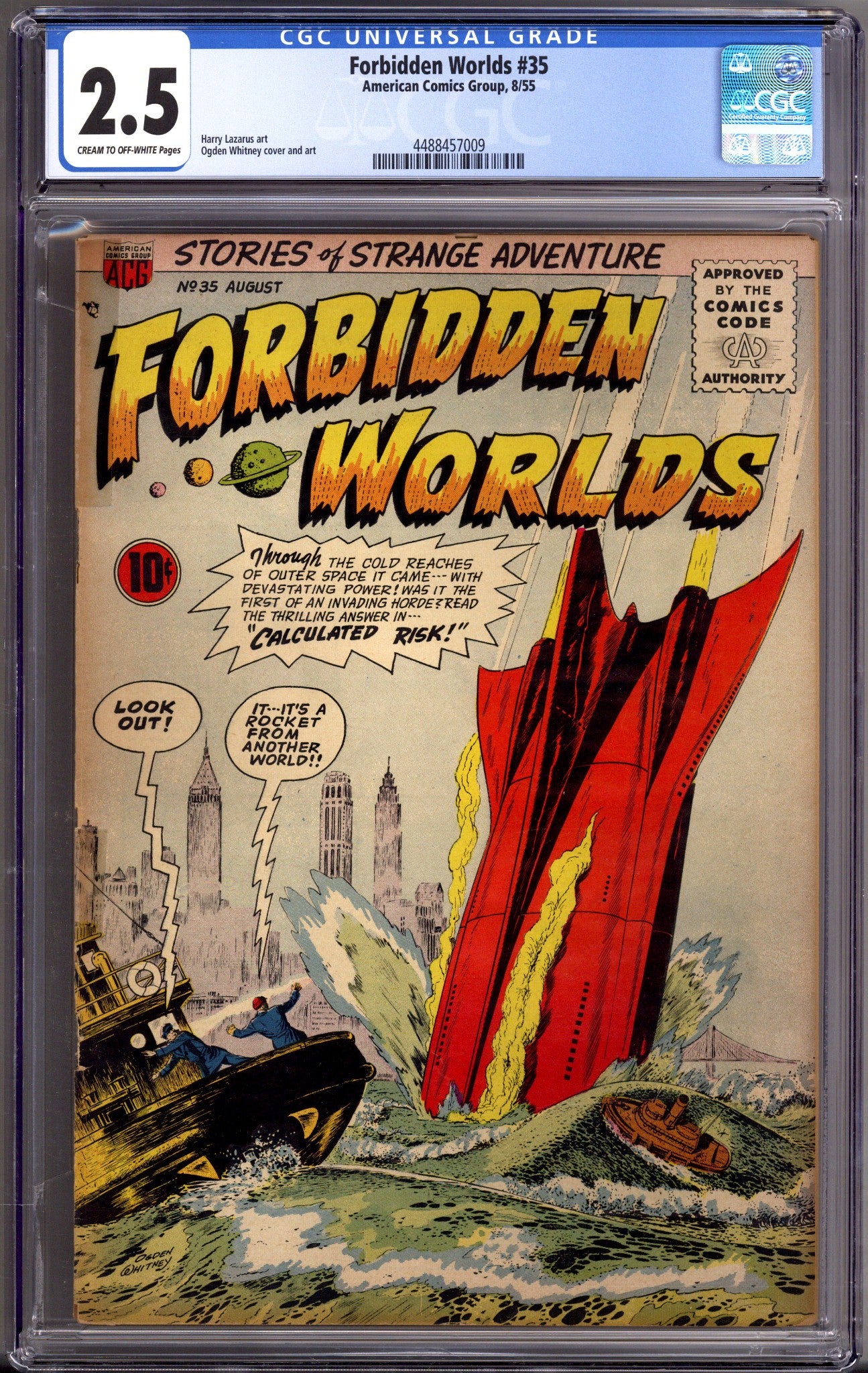 Forbidden Worlds 35 CGC 2.5 (GD+) (1955) 