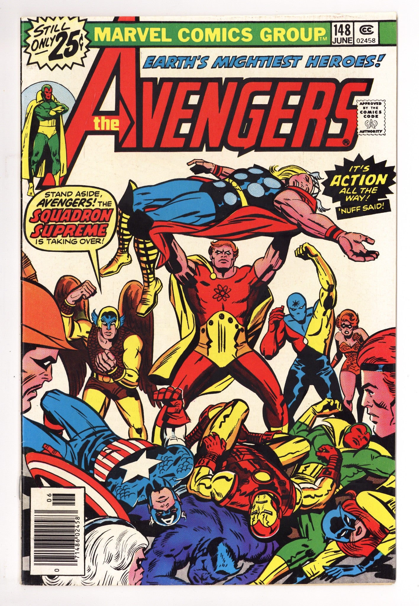 The Avengers Vol 1 148 VF (8.0) (1976) 