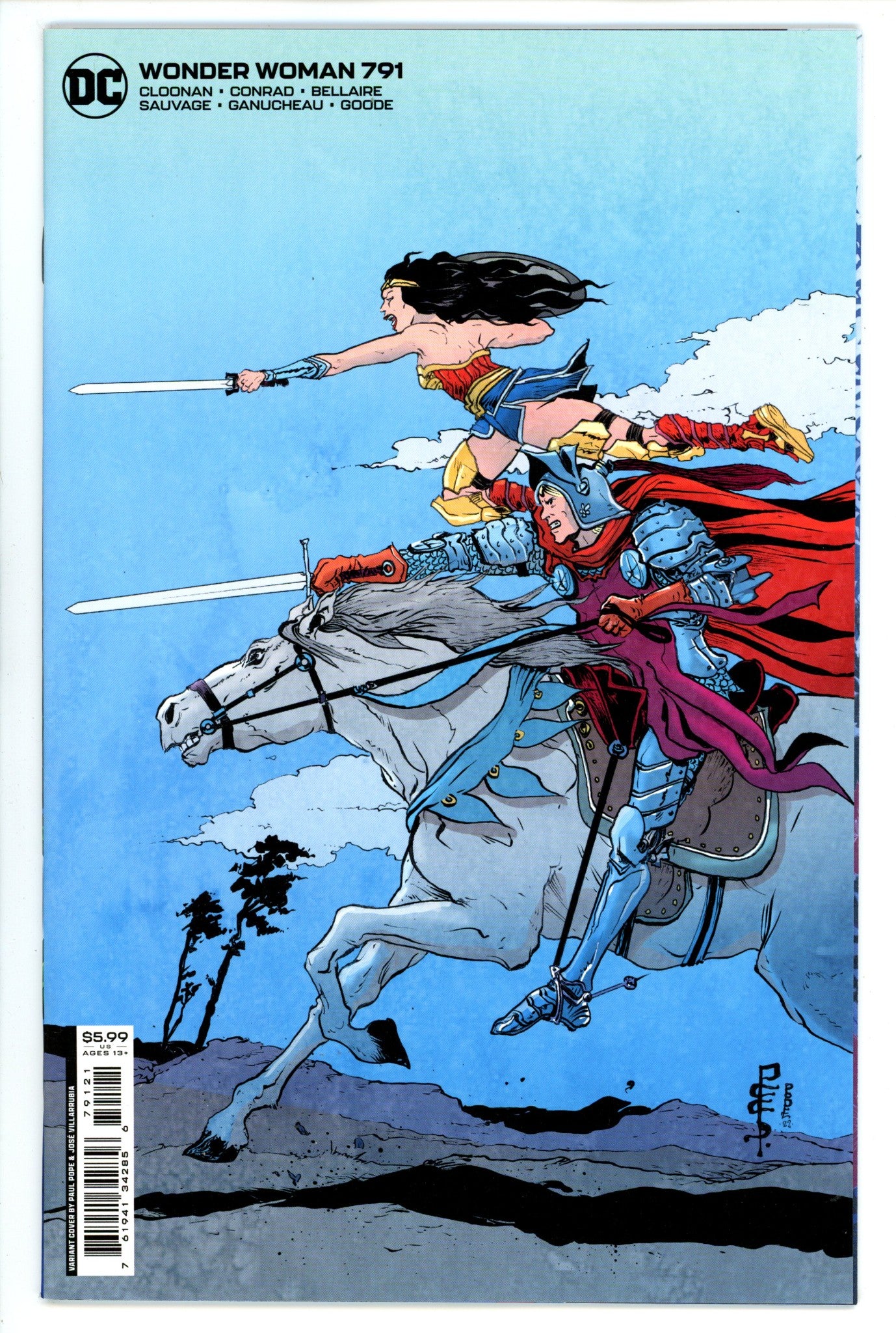Wonder Woman Vol 5 791 High Grade (2022) Pope Variant 