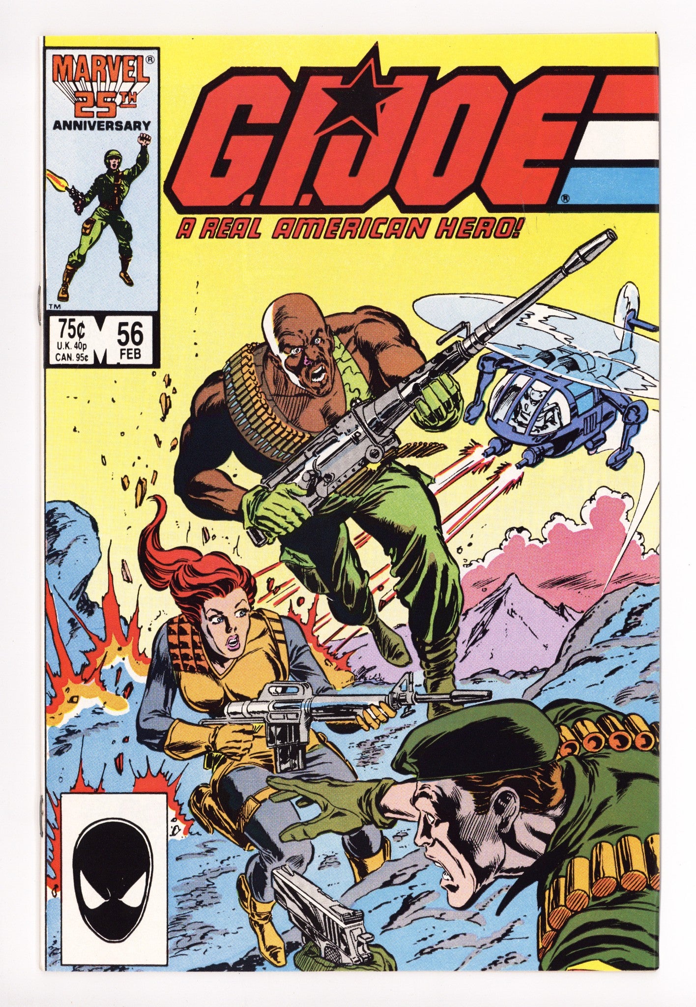 G.I. Joe, A Real American Hero 56 NM- (9.2) (1987) 