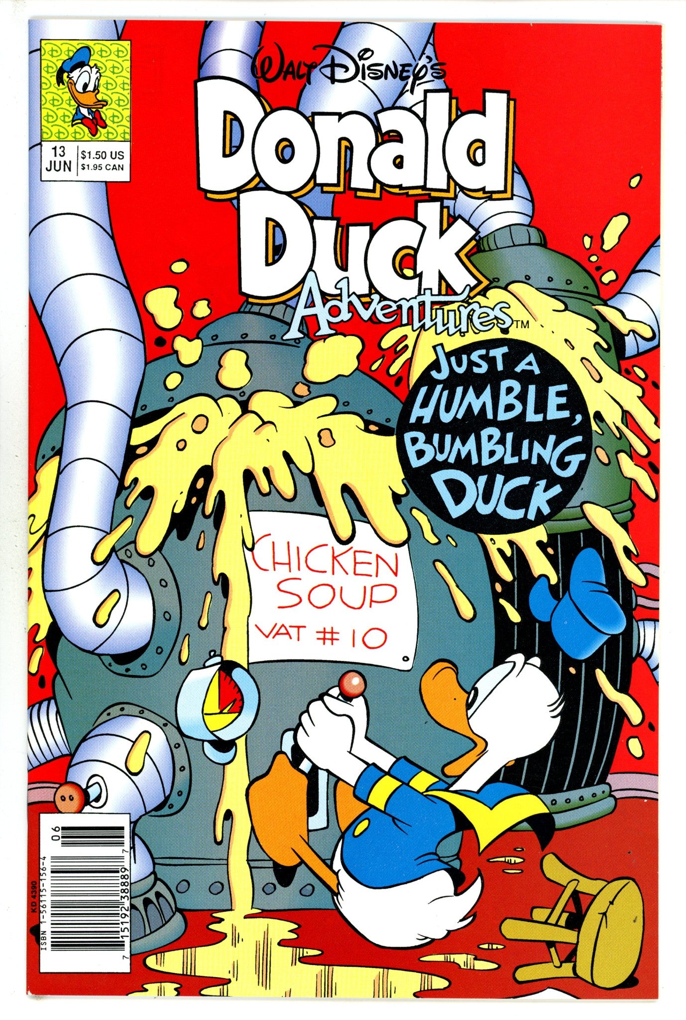 Walt Disney's Donald Duck Adventures Vol 2 13 Newsstand NM- (1991)