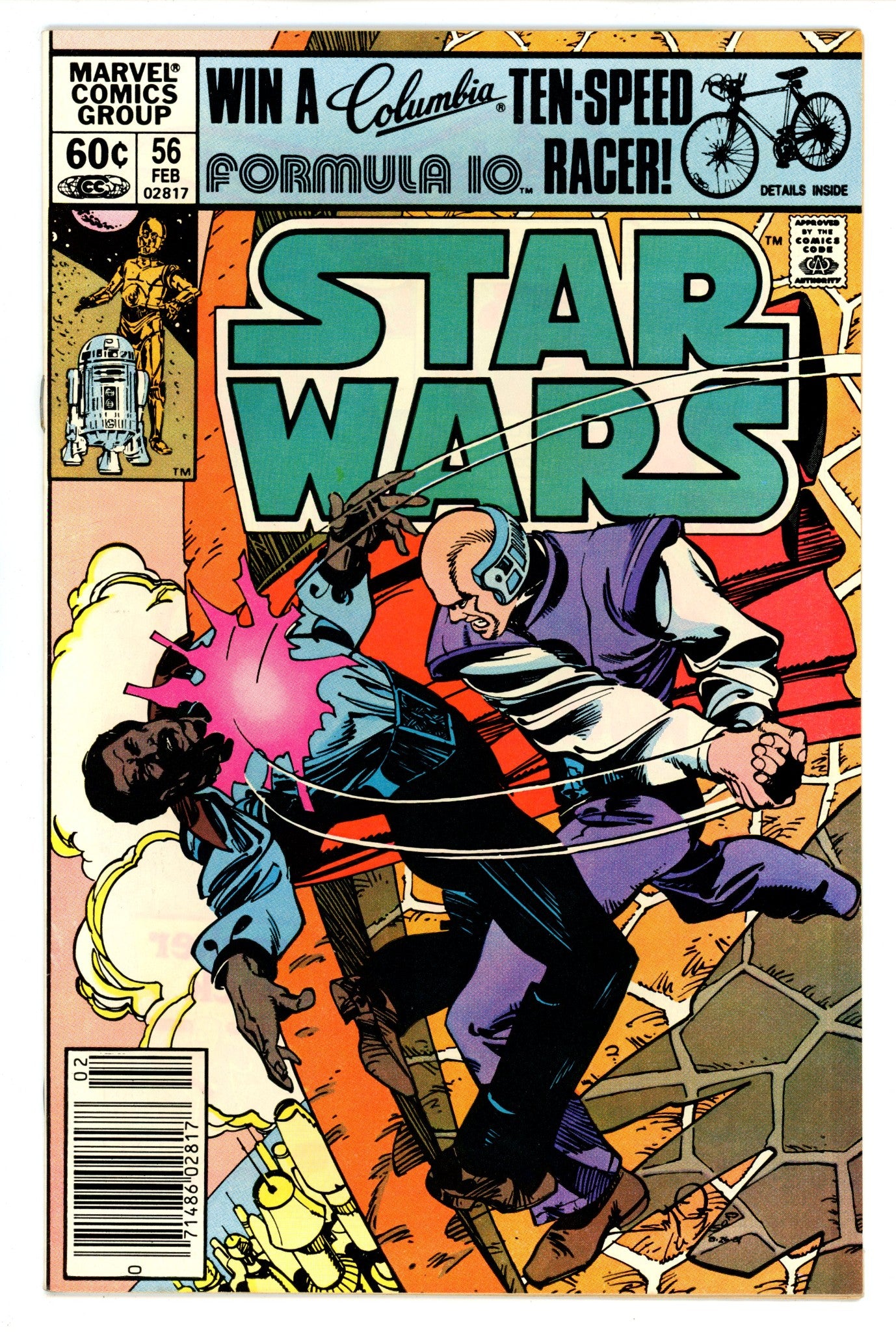 Star Wars Vol 1 56 VF (8.0) (1982) Newsstand 