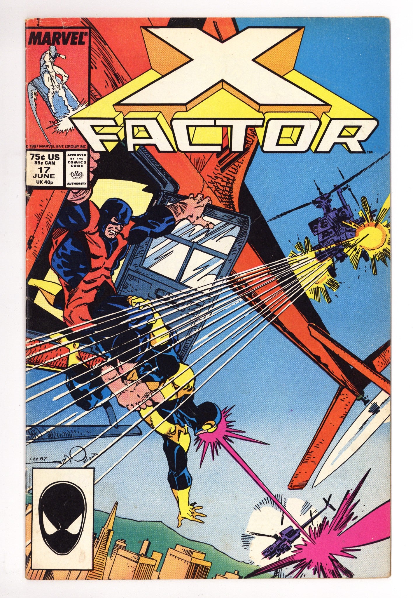 X-Factor Vol 1 17 Mid Grade (1987) 