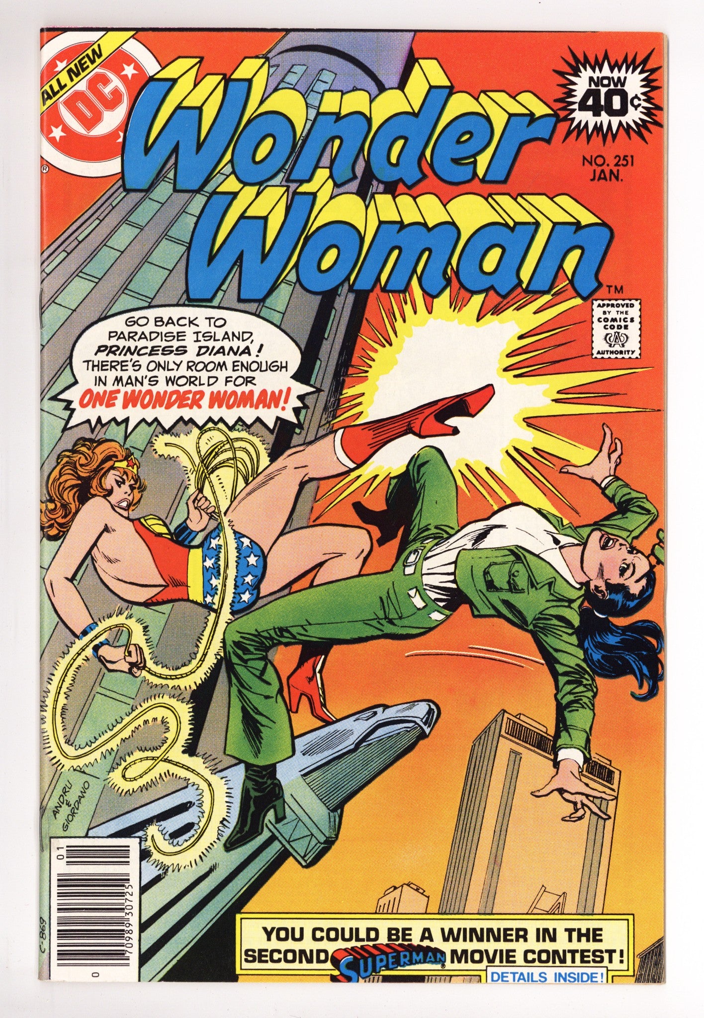 Wonder Woman Vol 1 251 VF- (7.5) (1979) 