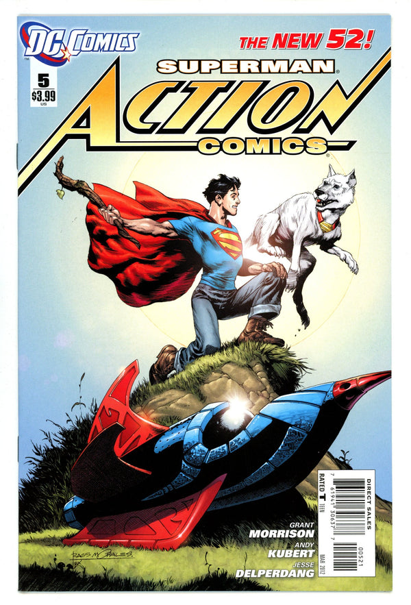 Action Comics Vol 2 5 High Grade (2012) Morales Variant