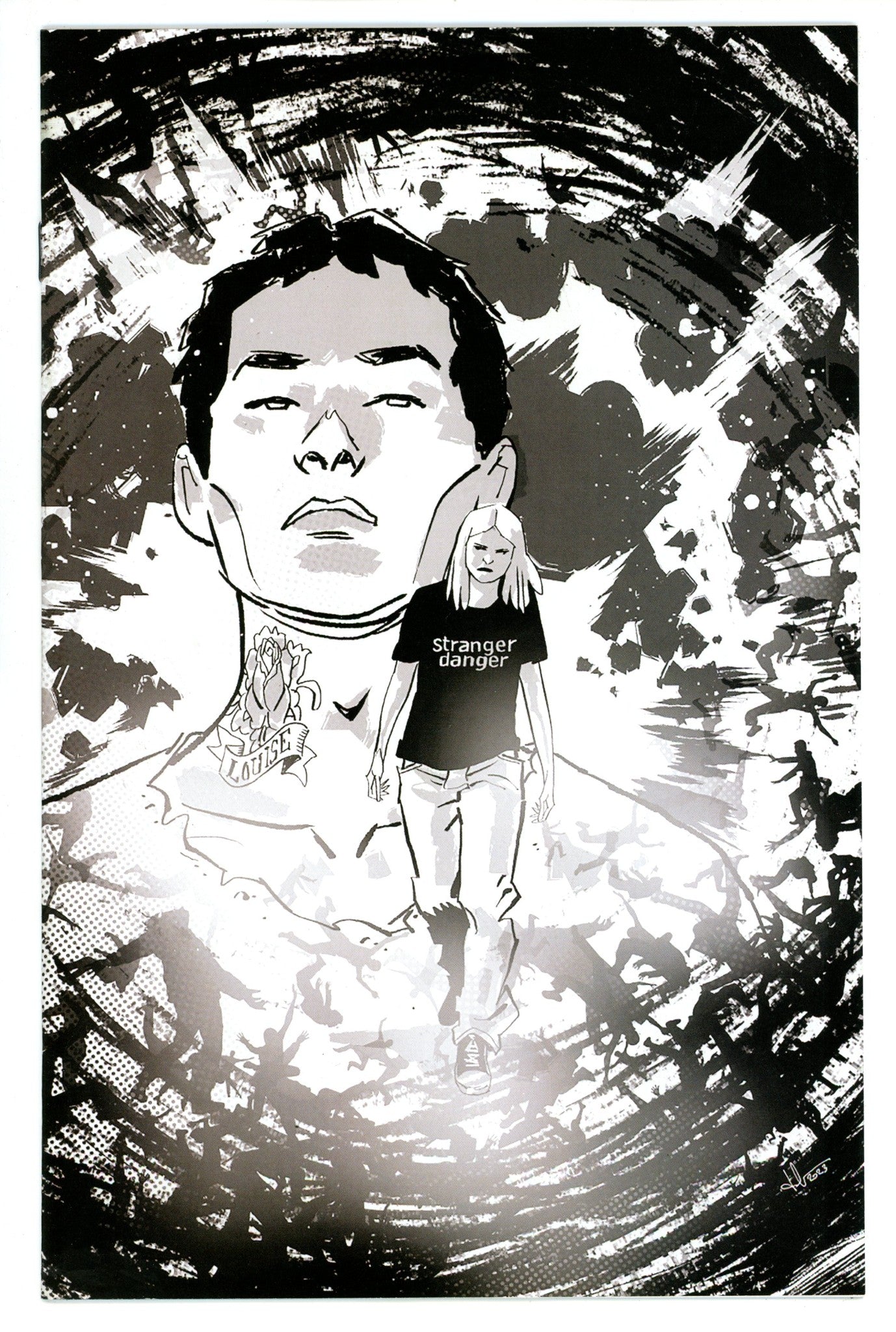 The Displaced 4 VF/NM (9.0) (2024) Casalanguida B&W Virgin Incentive Variant 