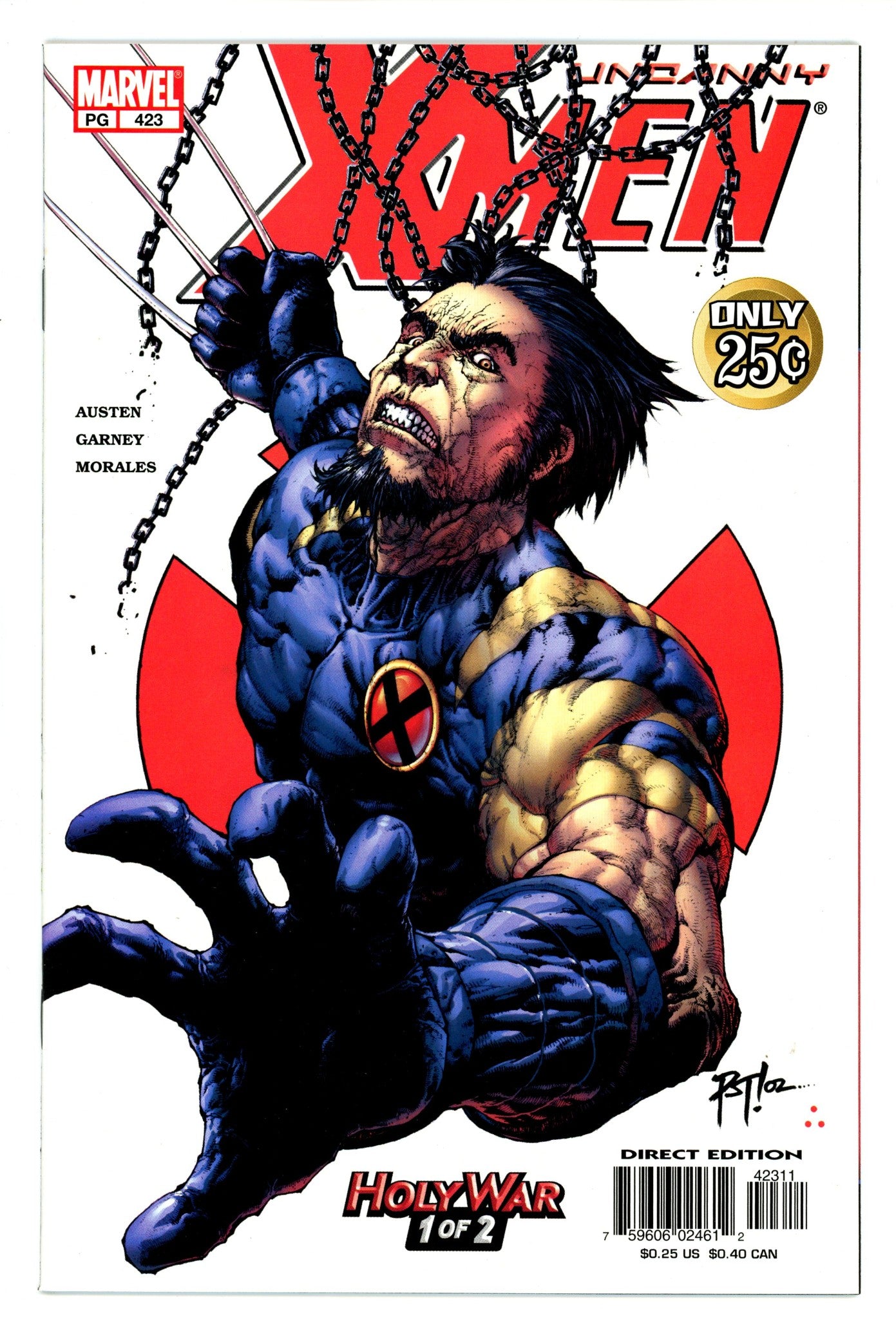 The Uncanny X-Men Vol 1 423 High Grade (2003) 