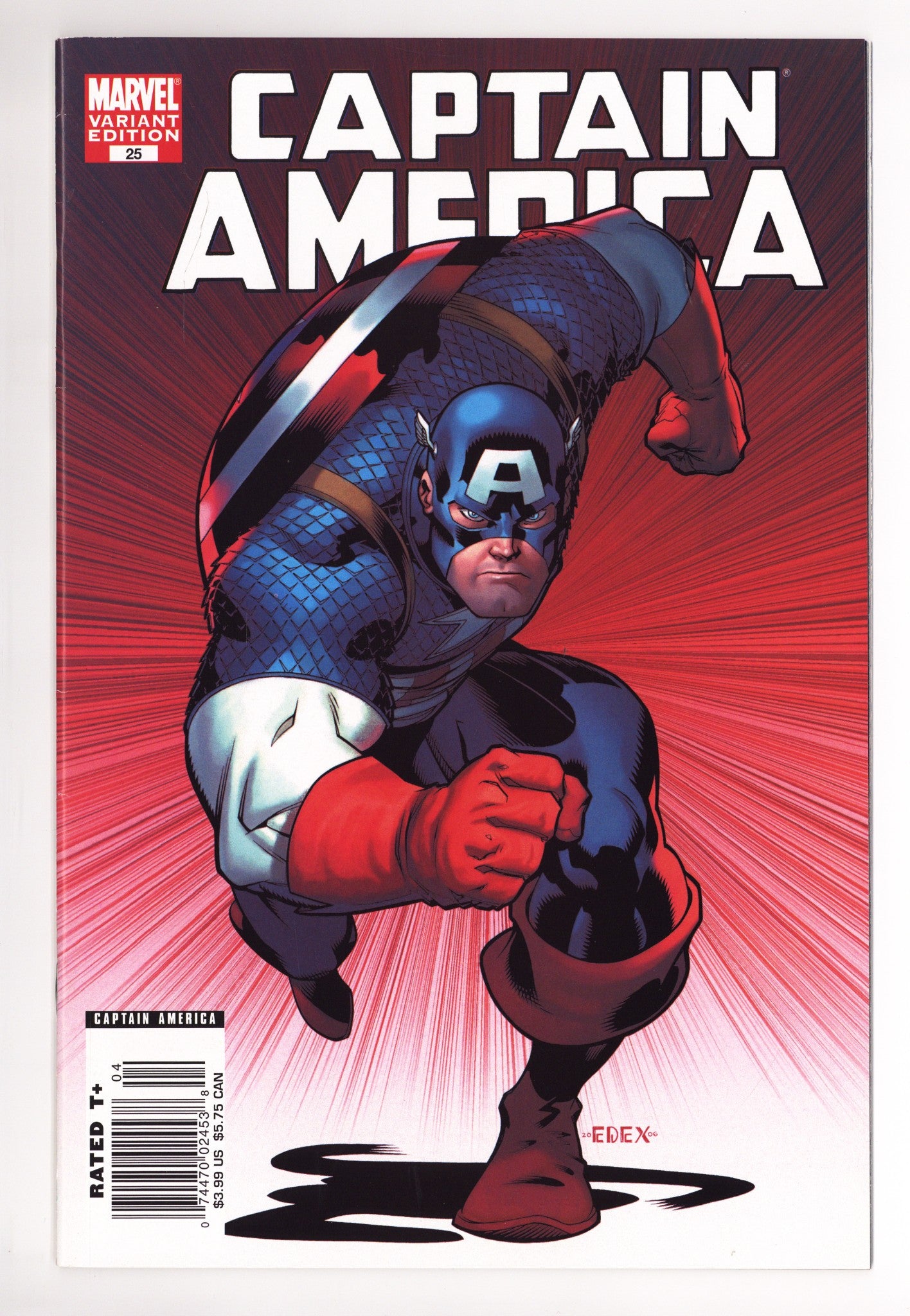 Captain America Vol 5 25 VF/NM (9.0) (2007) Newsstand 
