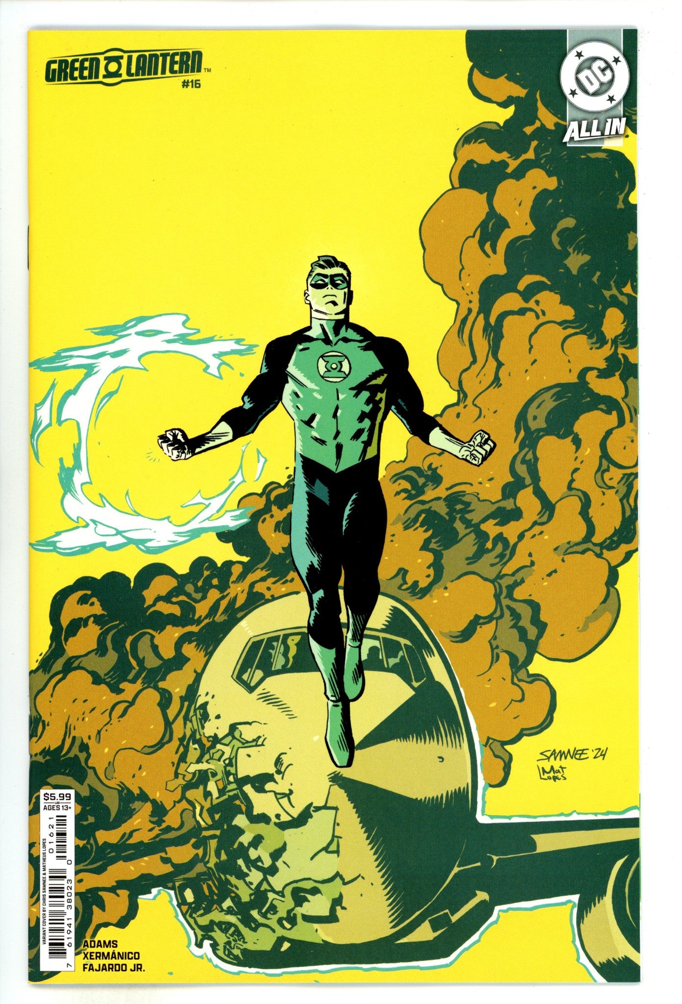 Green Lantern 16 Samnee Variant (2024)