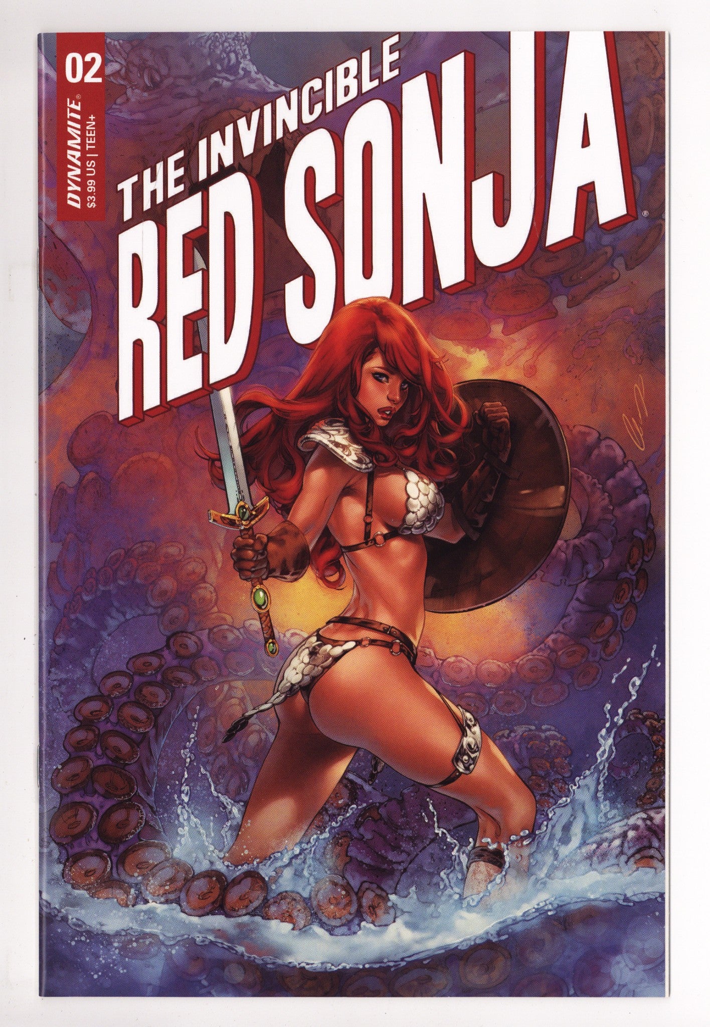 The Invincible Red Sonja   2  High Grade   (2021) Chatzoudis     Variant  