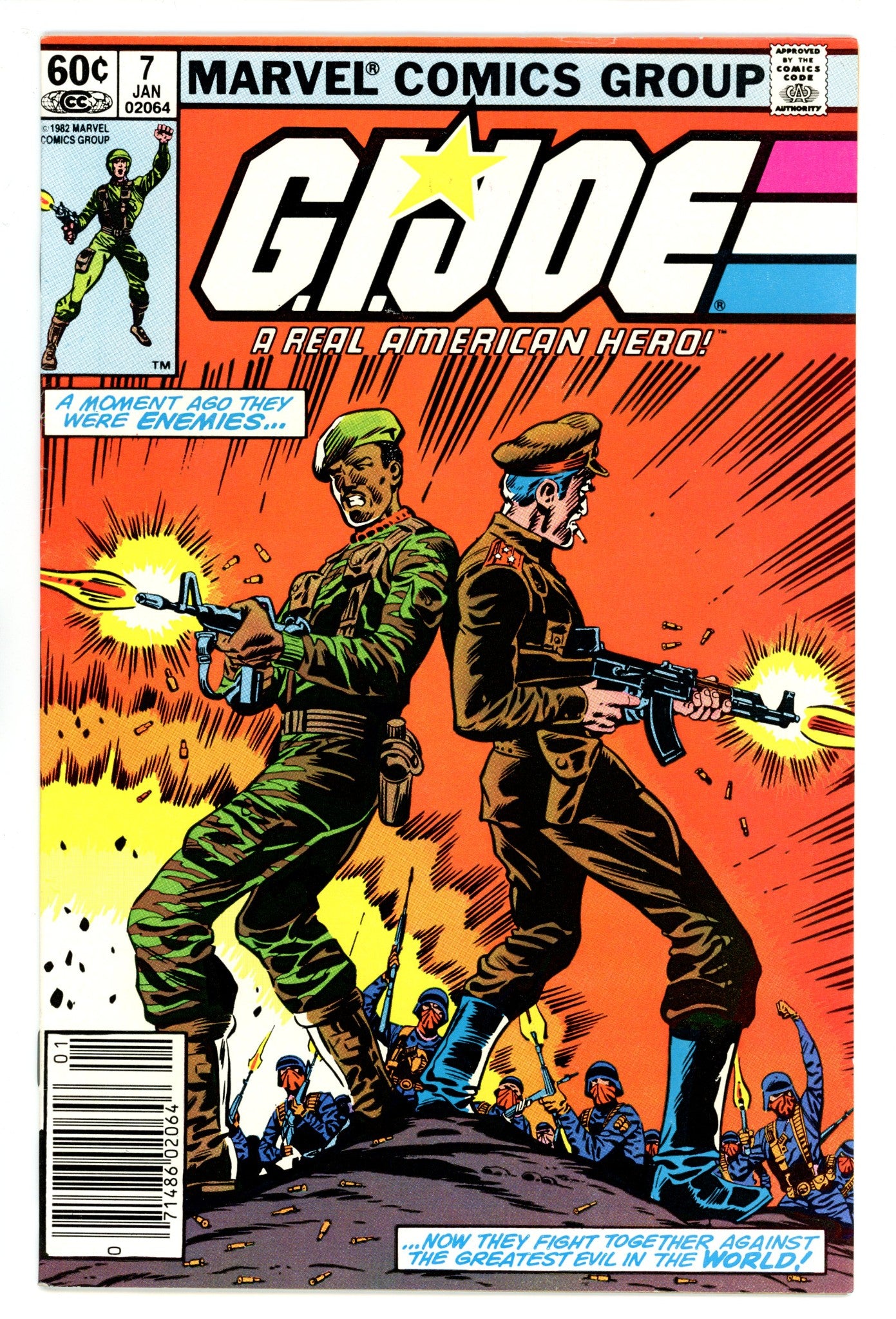 G.I. Joe, A Real American Hero 7 FN (6.0) (1983) Newsstand 