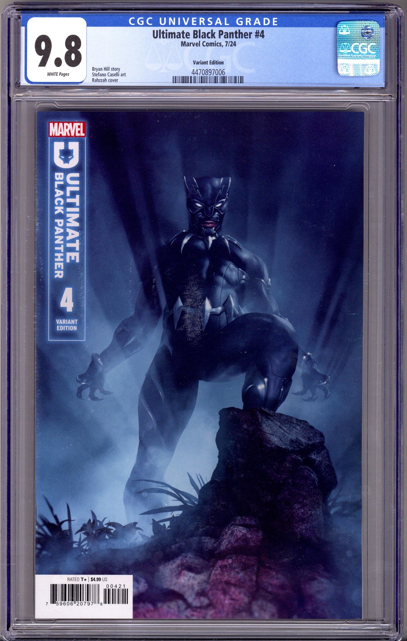 Ultimate Black Panther 4 CGC 9.8 (NM/M) (2024) Rahzzah Variant