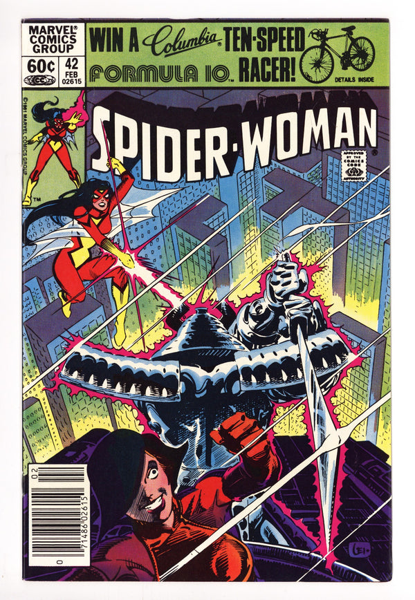 Spider-Woman Vol 1 42 Mid Grade (1982) Newsstand