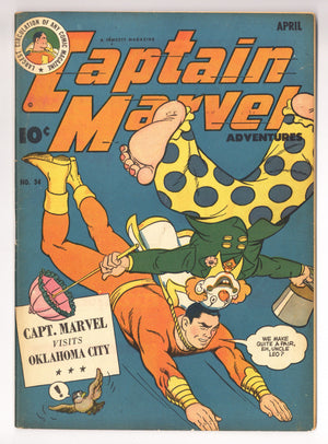 Captain Marvel Adventures 34 FN- (5.5) (1944)