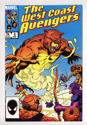 West Coast Avengers Vol 2 6 High Grade (1986)