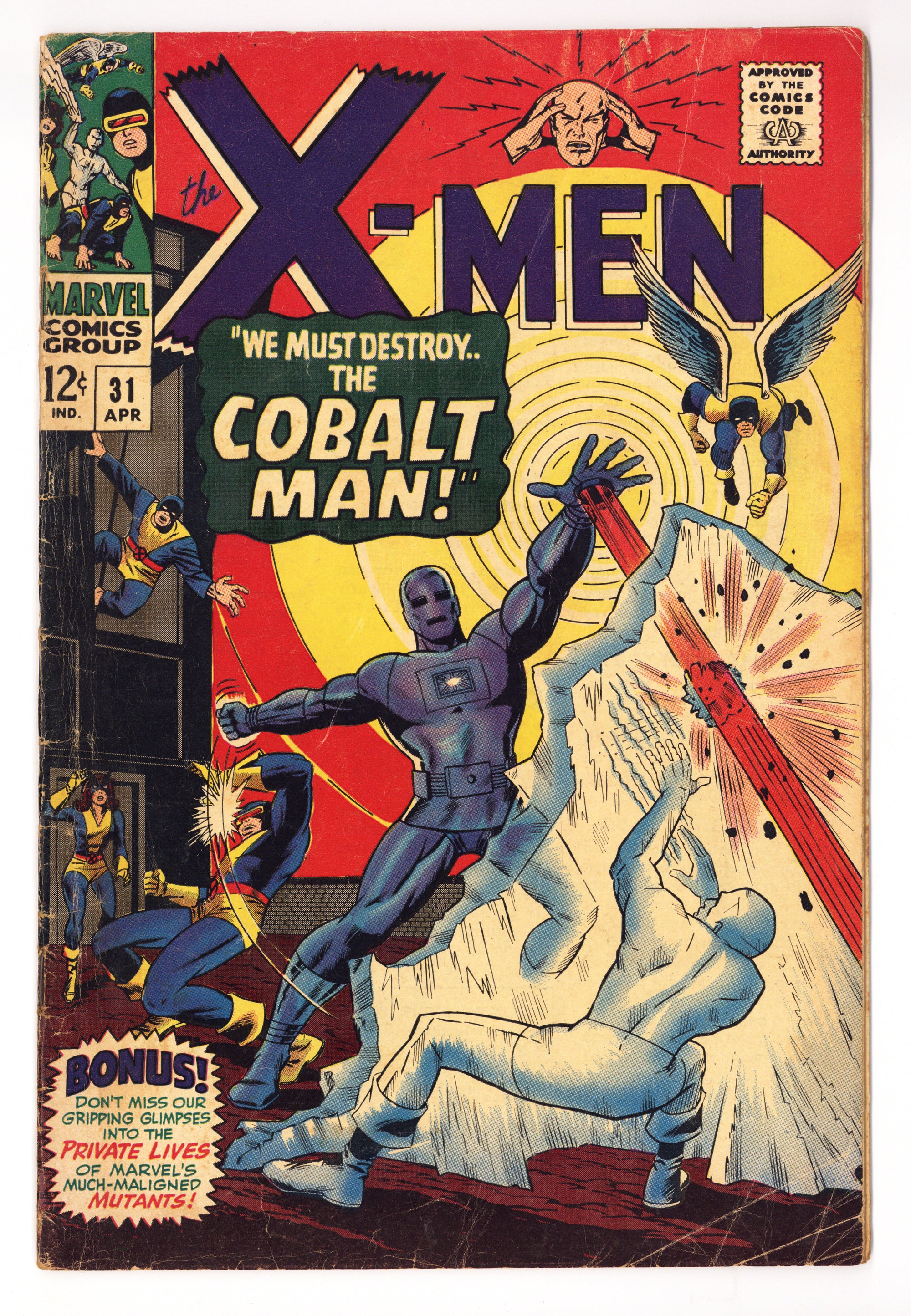 The X-Men Vol 1 31  VG- (3.5)   (1967)        