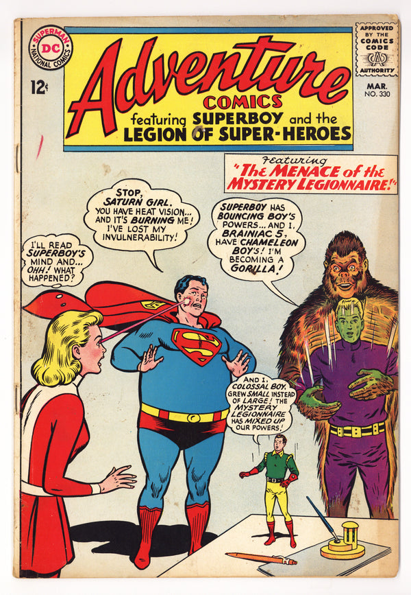 Adventure Comics Vol 1 330 VG+ (4.5) (1965)