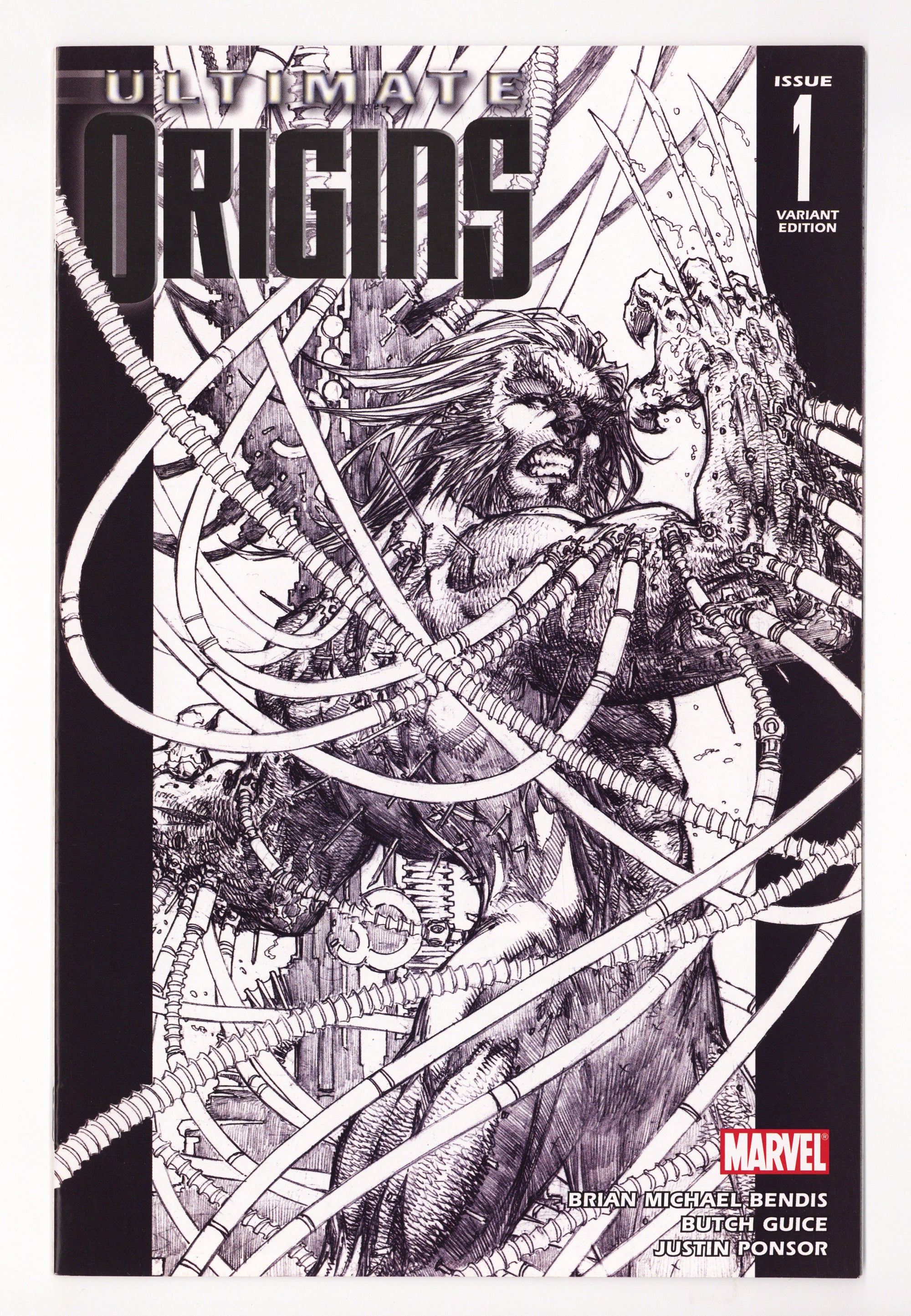 Ultimate Origins   1  VF/NM (9.0)   (2008) Turner Sketch   Incentive Variant  