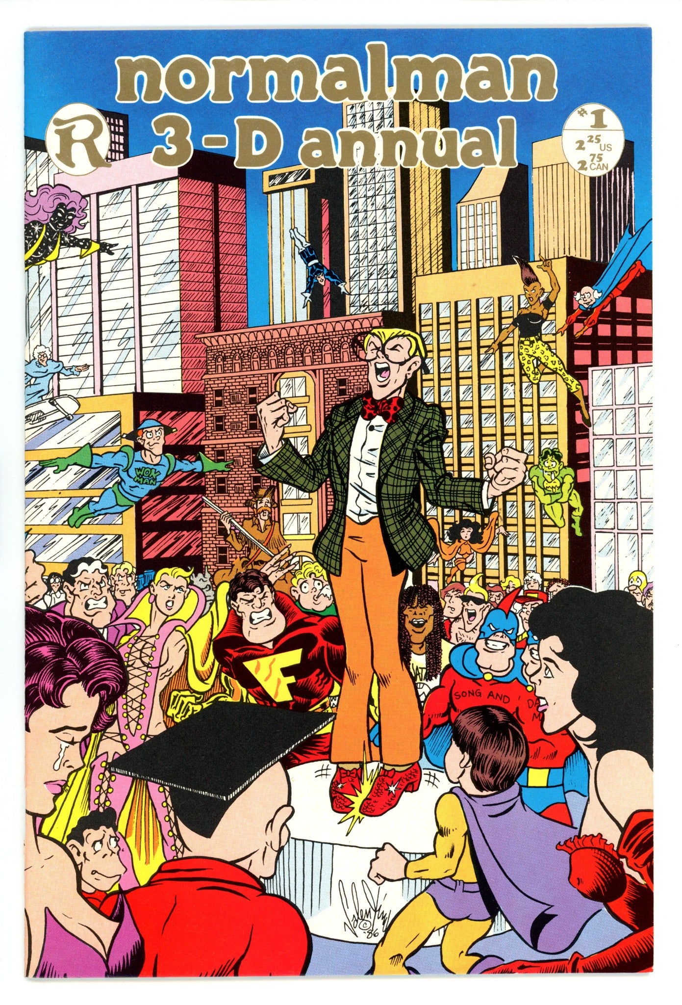 normalman 3-D 1 High Grade No Glasses (1986) 