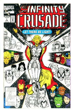 Infinity Crusade 1 NM- (9.2) Error, Missing Gold Foil (1993)