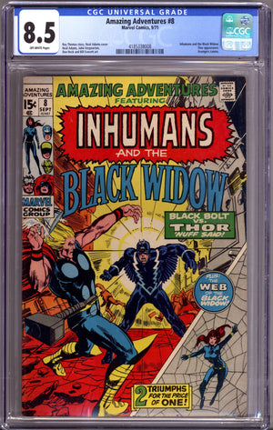 Amazing Adventures Vol 2 8 CGC 8.5 (VF+) (1971)