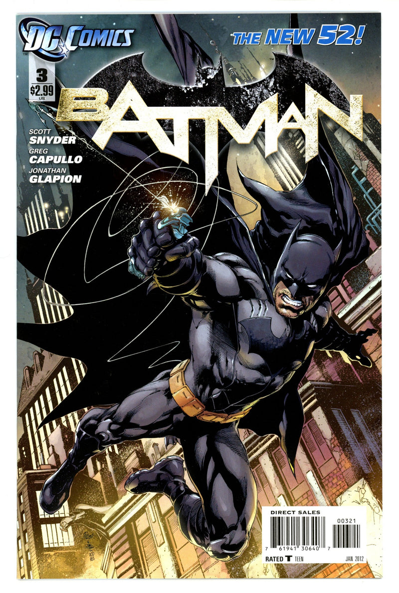 Batman Vol 2 3 NM- (9.2) (2012) Reis Incentive Variant 