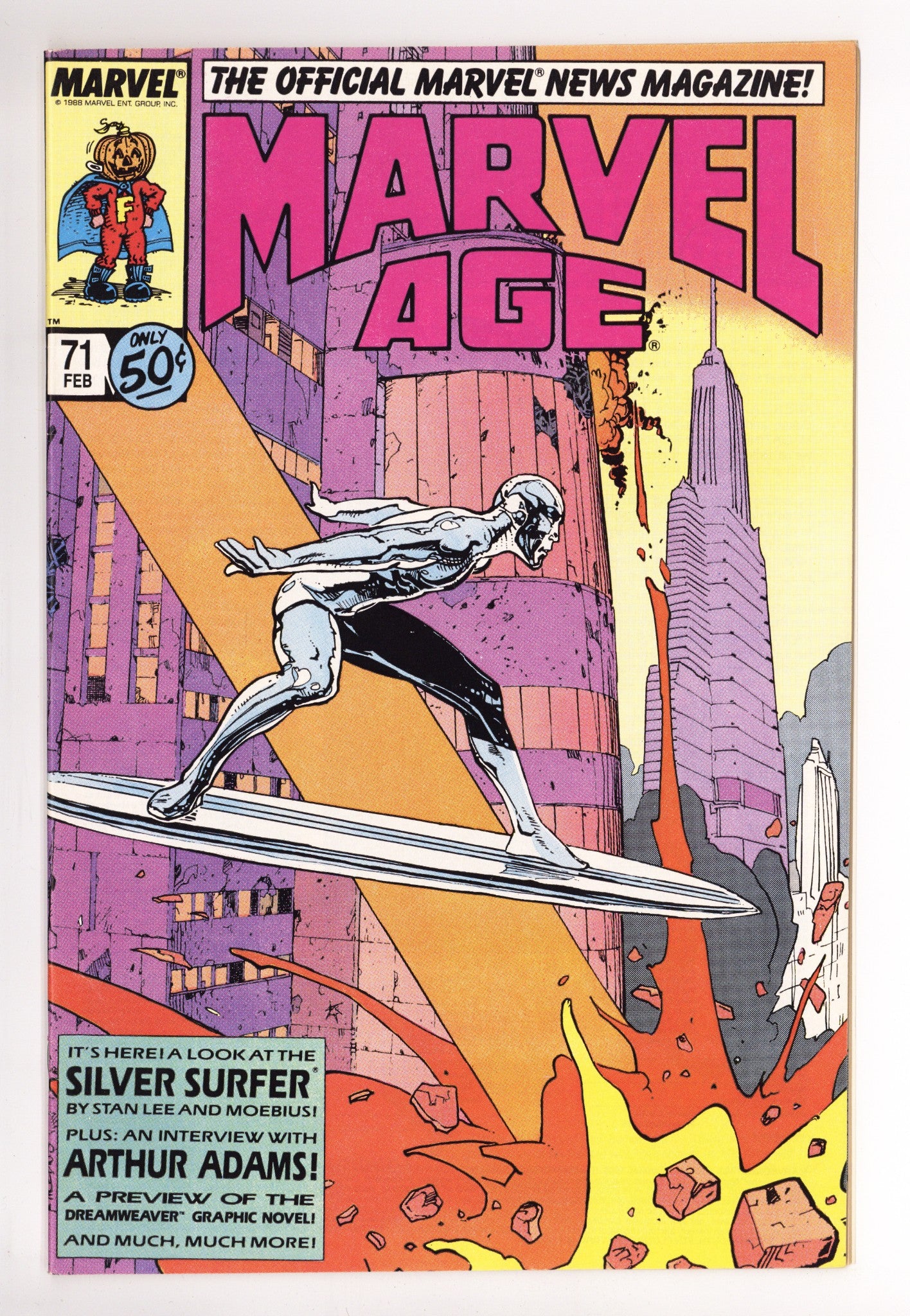 Marvel Age 71 Mid Grade (1989) 