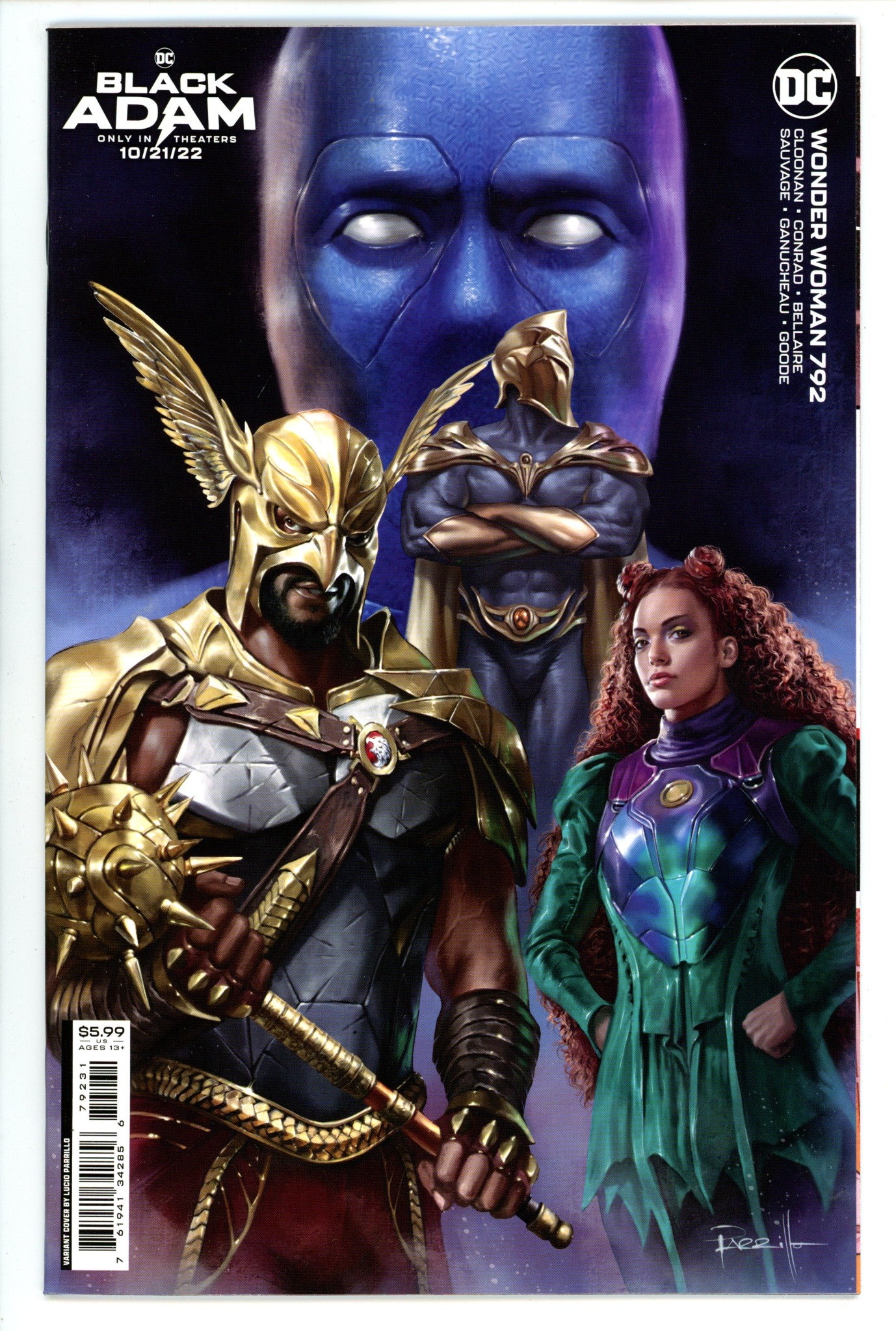 Wonder Woman Vol 5 792 High Grade (2022) Parrillo Variant 