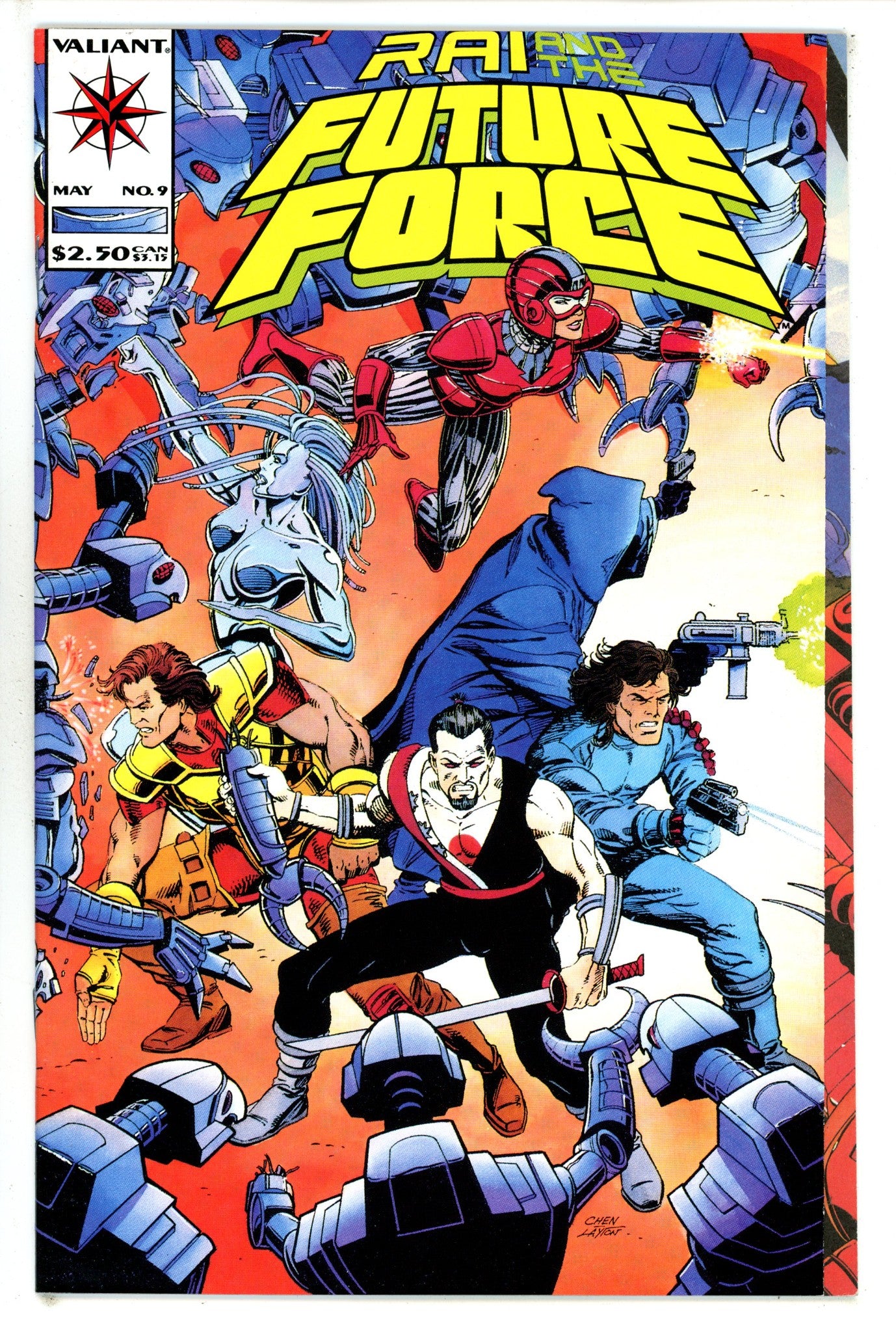 Rai And The Future Force Vol 1 9 (1993)