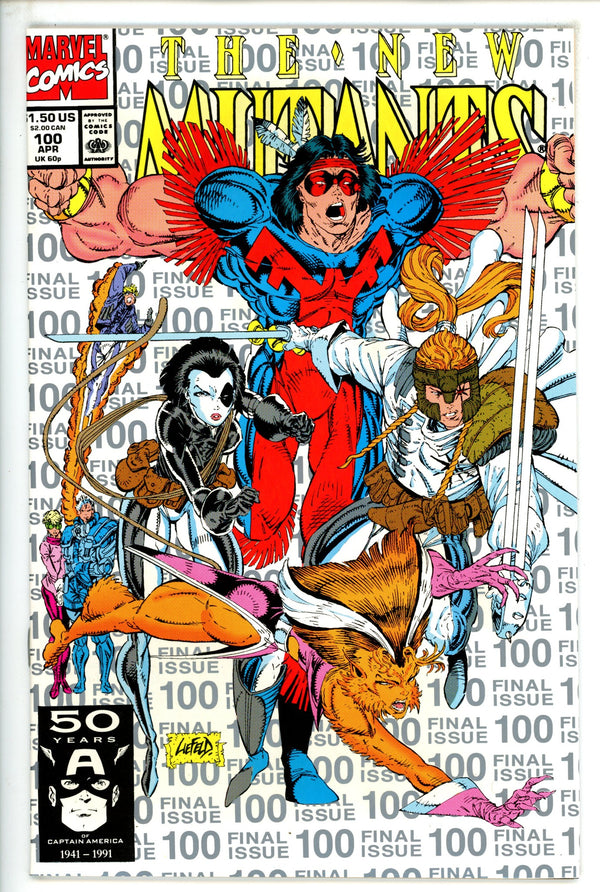 The New Mutants Vol 1 100 3Rd Print NM (1991)