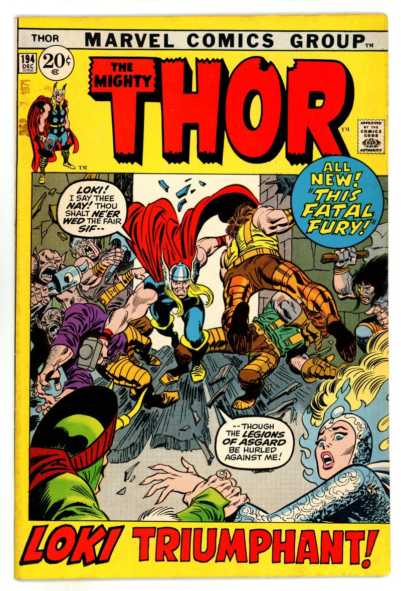Thor Vol 1 194 VG/FN (5.0) (1971) 