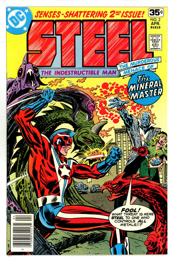 Steel, the Indestructible Man 2 NM- (1978)